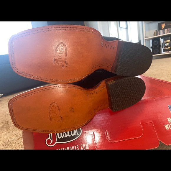 BRAND NEW smooth ostrich cowboy boots - Picture 5 of 5